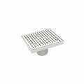 Permaflow SQR SHOWER DRAIN CH 6 in. D PF3025-CH